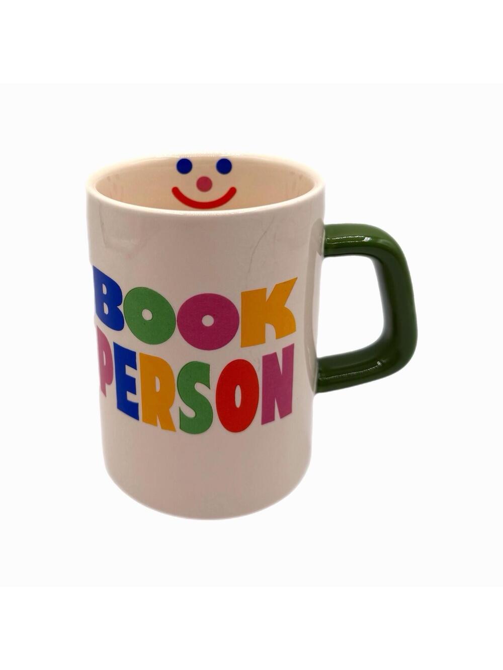 Ban.Do “Book Person” Colorful 12oz Ceramic Coffee Mug